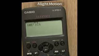 7 continents song on a calculator [upl. by Elyag]