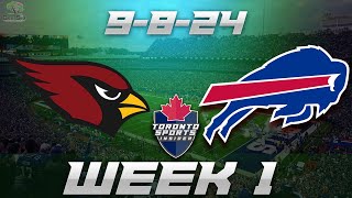 9824 Arizona Cardinals vs Buffalo Bills Game Audio  NFL Week 1 LIVE Streamcast amp Chat [upl. by Allicsirp]