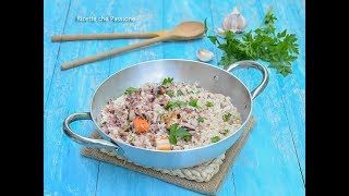 Risotto ai frutti di mare surgelati  Facile veloce e buono  Ricette che Passione [upl. by Annim514]