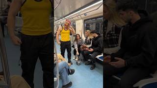 Amazing Baba Yaga in the subwayHeavy Hammer 😱 reaction [upl. by Clinton877]