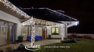 LED Lichterkette Eiszapfen [upl. by Nywg653]