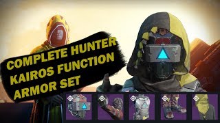 Complete Hunter Kairos Function Armor Set  Mercury Armor Set  Destiny 2  Showcase [upl. by Enorel]