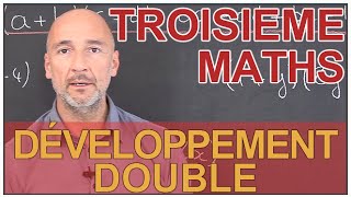 Développement double  Maths 3e  Les Bons Profs [upl. by Dlaregztif895]