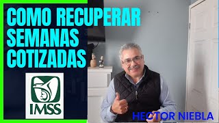 COMO SUMAR  SEMANAS COTIZADAS IMSS [upl. by Viva]