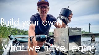 Make your own electric outboard What we have learnt [upl. by Elonore]