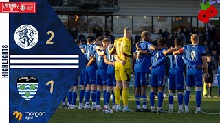 Highlights Macclesfield FC 21 Whitby Town [upl. by Estele]