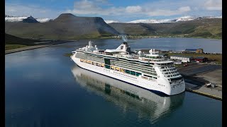 Ports Ísafjörður Reykjavík in Iceland Qaqortoq in Greenland Sydney and Charlottetown Canada 4K [upl. by Thisbe]