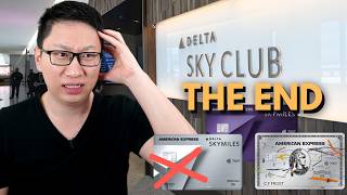 Yikes HUGE Changes to Delta Sky Clubs and Status Amex Platinum Delta Platinum Delta Reserve [upl. by Karney]