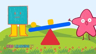 The Shapes Song  Nursery Rhymes and Kids Song [upl. by Enar]