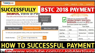 How to Payment Successfully eazypay ICICI bank  how to successful Payments BSTC 2018 eazypay ICICI [upl. by Phalan]