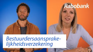 Bestuurdersaansprakelijkheidsverzekering hoe werkt dat  Rabo Helpt [upl. by Mandelbaum]