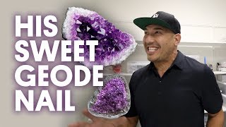 HIS SWEET GEODE NAIL SOAK OFF GELS  VLOG 30 [upl. by Arag410]