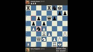 KASPAROV vs KARPOV Valencia Spain 2009 [upl. by Wivinia]