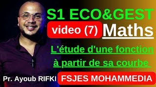 RIFKI ACADEMY Vidéo 7 Létude de fonction à partir de sa courbe MATHS S1 FSJES MOHAMMEDIA [upl. by Yasibit]