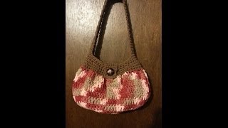 How to Crochet a Handbag  Watercolor Handbag [upl. by Lucier]