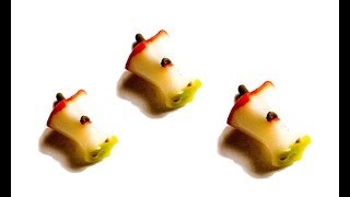 Making Apple Cores In Polymer Clay  Angie Scarr Fruit amp Vegetables DVD [upl. by Irotal236]