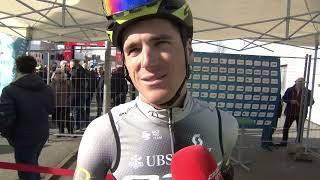 Tom Devriendt  Interview at the start  Grand Prix de Denain  Porte du Hainaut 2023 [upl. by Reade]