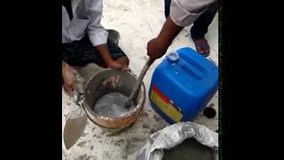 How to do Terrace waterproofing using Algicoat RC104 Contact No92465094229246365055 [upl. by Fonville]