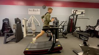 SB Fitness CT550 Curved Treadmill Demo [upl. by Goldarina582]