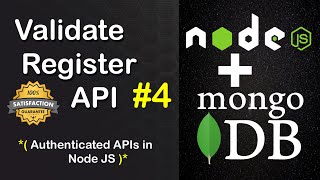 How to Validate Register API in Node JS  Authenticated APIs in Node JS 4 [upl. by Enitnemelc599]