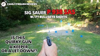 Sig Sauer P938 SAS With FT Bullseye Sights [upl. by Davilman]