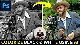 Colorize Black and White Photos in Photoshop Using AI Neural Filter [upl. by Richmound]