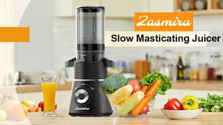 Zasmira Slow Masticating Juicer  Juicer With 98 Juice Purity  Cold Press Juicer  Best Juicer [upl. by Terence552]