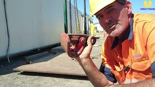 Rigging Technique How to rig Steel plate [upl. by Michaele611]