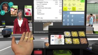 Trailer new Cashier Trainer supermarket [upl. by Aihtibat181]