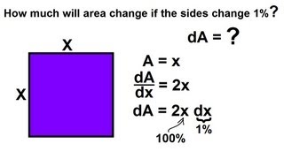 Calculus  Word Problems with Differentials 1 of 4 [upl. by Aurelea]