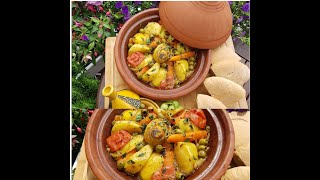 Marokkanische Tajine Lamm Gemüse schnell und unkompliziert  طاجين لحم بالخضر [upl. by Procto]