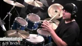 Drum Lesson  68 Grooves  Expanding A Base Beat [upl. by Nirre]