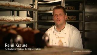 Original Dresdner Christstollen  Promovideo Bäckerei Krause  dresdnerchriststollen24de [upl. by Mccoy]