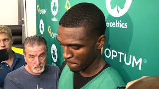 Jabari Bird isn’t worried about restricted free agency [upl. by Asteria578]