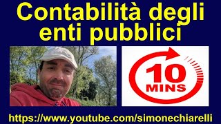 Fast Law Simone Chiarelli spiega tutta la contabilità degli enti pubblici in 10 minuti [upl. by Dyer]