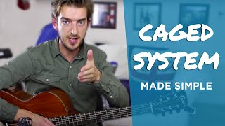 CAGED SYSTEM FOR GUITAR  A Simple Explanation [upl. by Eralcyram753]