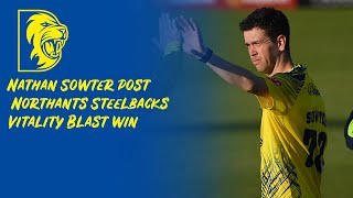 Nathan Sowter  post Northants Steelbacks Vitality Blast win [upl. by Annert]