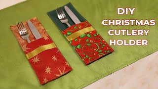 DIY Christmas Cutlery Holder [upl. by Suiravat]