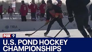 US Pond Hockey Championships in Minneapolis [upl. by Nagap]