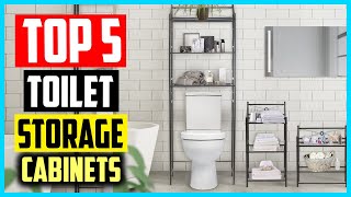 Top 5 Best Over the Toilet Storage Cabinets in 2024 Reviews [upl. by Sisto409]