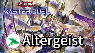 Master duel  Altergeist deck  Link and Trap combo deck [upl. by Noira287]