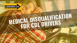 Medical Disqualification For CDL Drivers 🚚 💵 Hypertension Respiratory Dysfunction Diabetes [upl. by Wurster]