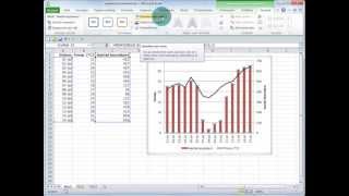 Grafiektypes combineren en een extra yas toevoegen aan een Excel grafiek [upl. by Eeryn]