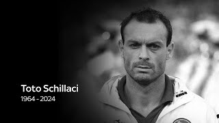 Former Italy striker Toto Schillaci has died aged 59 [upl. by Nehtiek]