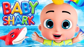 Five Little Sharks  Baby Shark Doo Doo Doo  Baby Songs for Kids  Nursery Rhymes amp Kids Songs [upl. by Hesketh273]