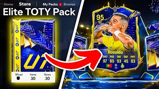 25x 600K ELITE TOTY PACKS 🤯 FC 24 Ultimate Team [upl. by Nimaj189]