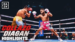 Collazo vs Diagan  Golden Boy Highlights [upl. by Johnny]