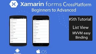 Xamarin Forms ListView EasyWayTutorial 5 [upl. by Jezrdna]