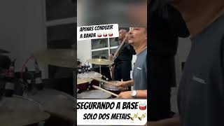 Baterista 🥁 os guerreiros se preparam… solo dos metais 🎺 youtube batera youtubeshorts video [upl. by Adnuhsed839]