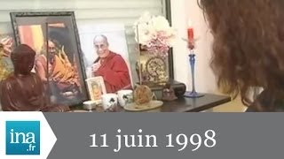 JT France 2 20H du 11 JUIN 1998 fin de laffaire Auroez Drossard  Yves Montand  Archive INA [upl. by Fin]